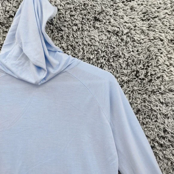 Free Fly Women Bamboo Lightweight Hoodie II Gorp Coastal S Blue UPF 20+ Mermaid - Picture 13 of 16